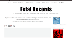 Desktop Screenshot of fetalrecords.com